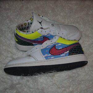 NIKE Air Jordan Low GS old school gaming Women's Size 8 7Y